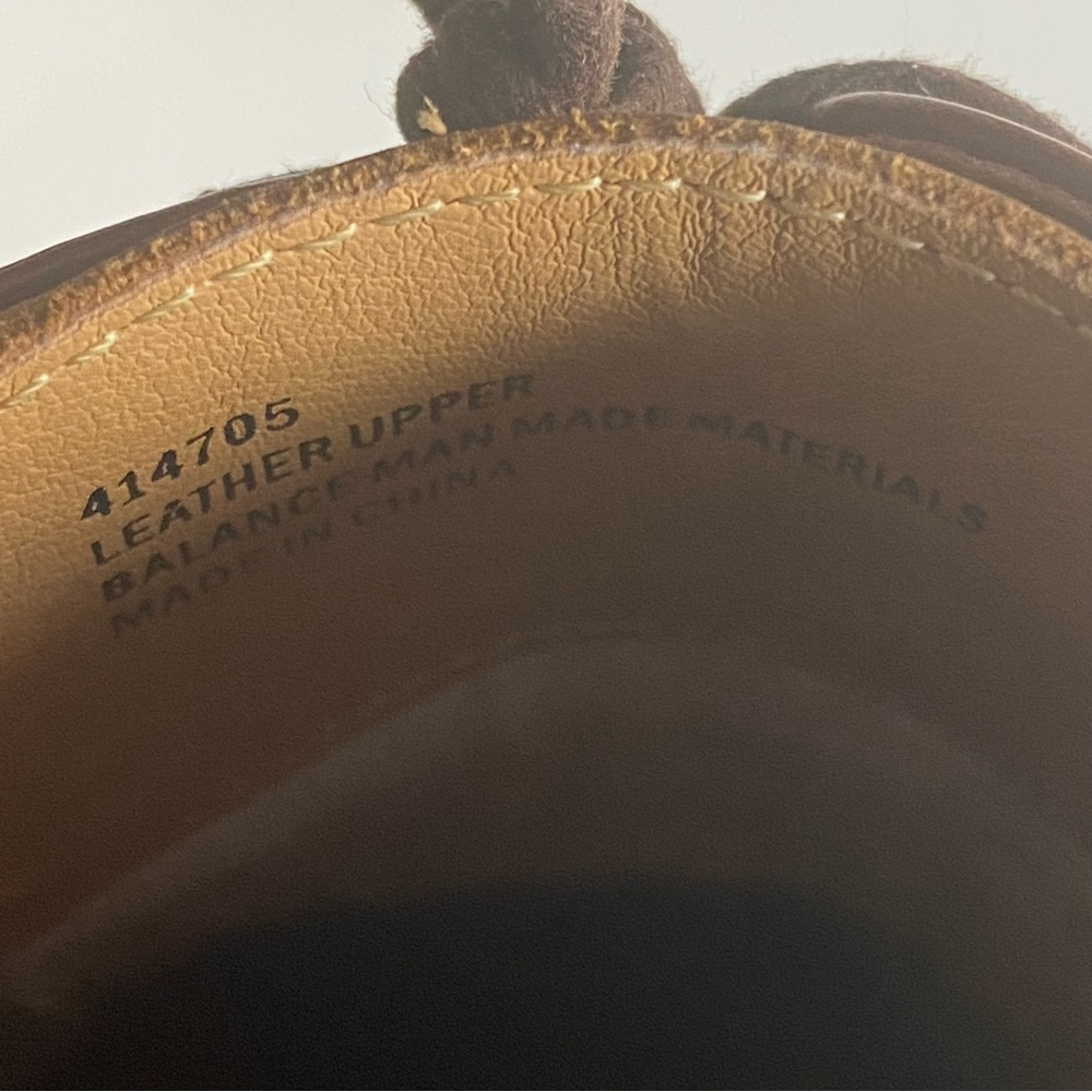 Men’s Oxford Tan Dress Shoes - Picture 11 of 11
